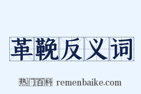 革鞔反义词是什么意思的图片